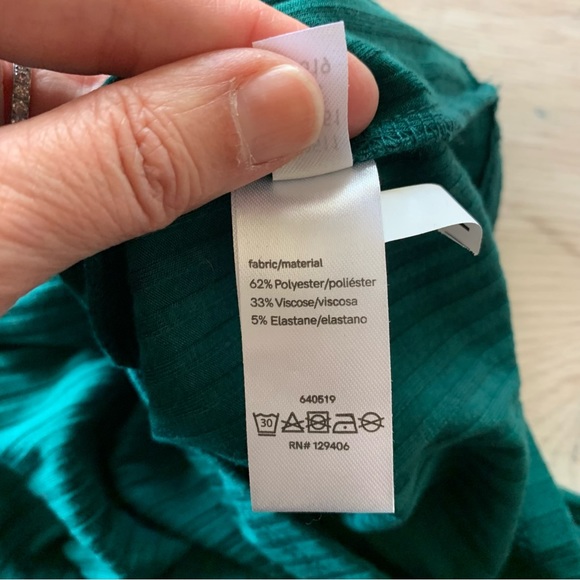 NWOT Venus Ribbed Mock Neck Midi Body Con Dress - Picture 11 of 12